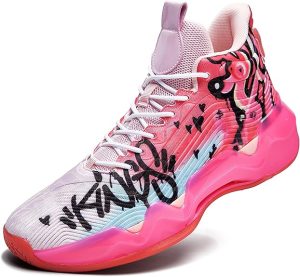 Men High-Top Sports Shoes Anti-Slip Rubber Soles